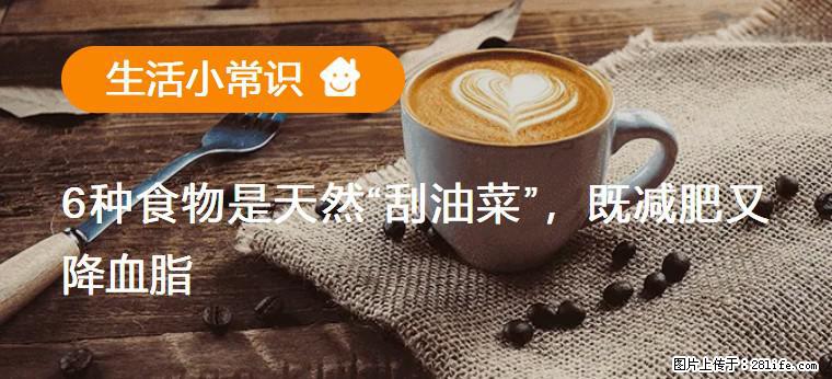 【生活小常识】6种食物是天然“刮油菜”,既减肥又降血脂 - 河池生活资讯 - 河池28生活网 hc.28life.com